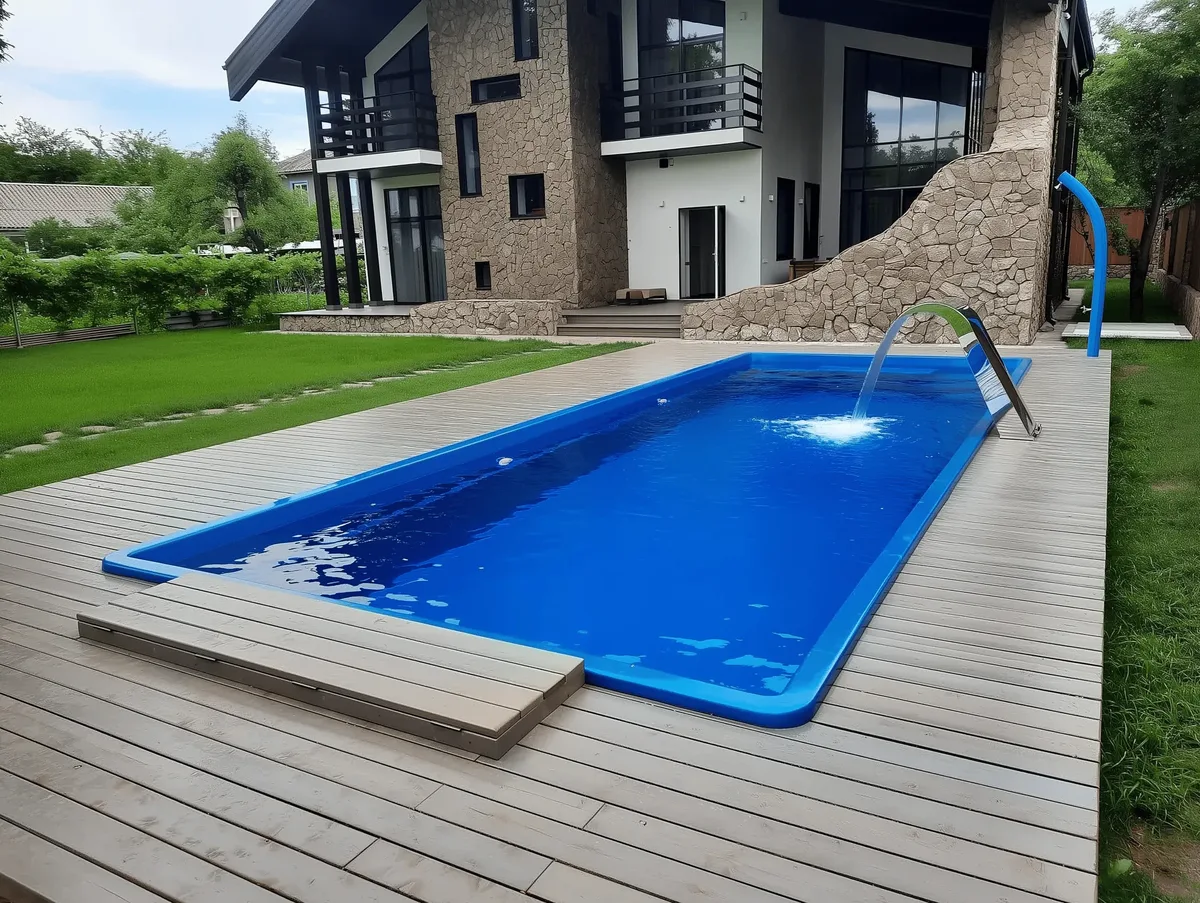 Композитный бассейн Laguna 9 — вид сверху в Воронеже