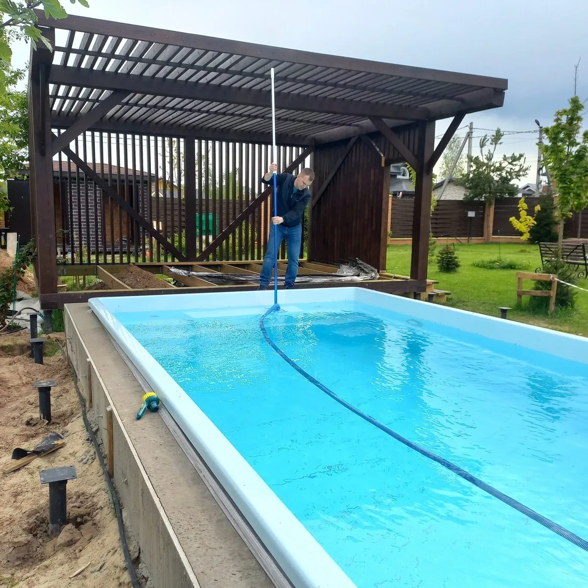 Копинговый бордюрный камень для бассейна Laguna в Воронеже